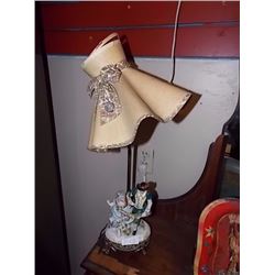 VINTAGE TABLE LAMPS - LADY & MAN FIGURE - 2 TTL