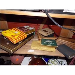 SHELF OF COLLECTOR CARDS