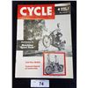 Image 2 : THREE ORIGINAL 1955 CYCLE MOTORCYCLE MAGAZINES