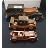 Image 1 : THREE HANDCRAFTED WOOD CARS