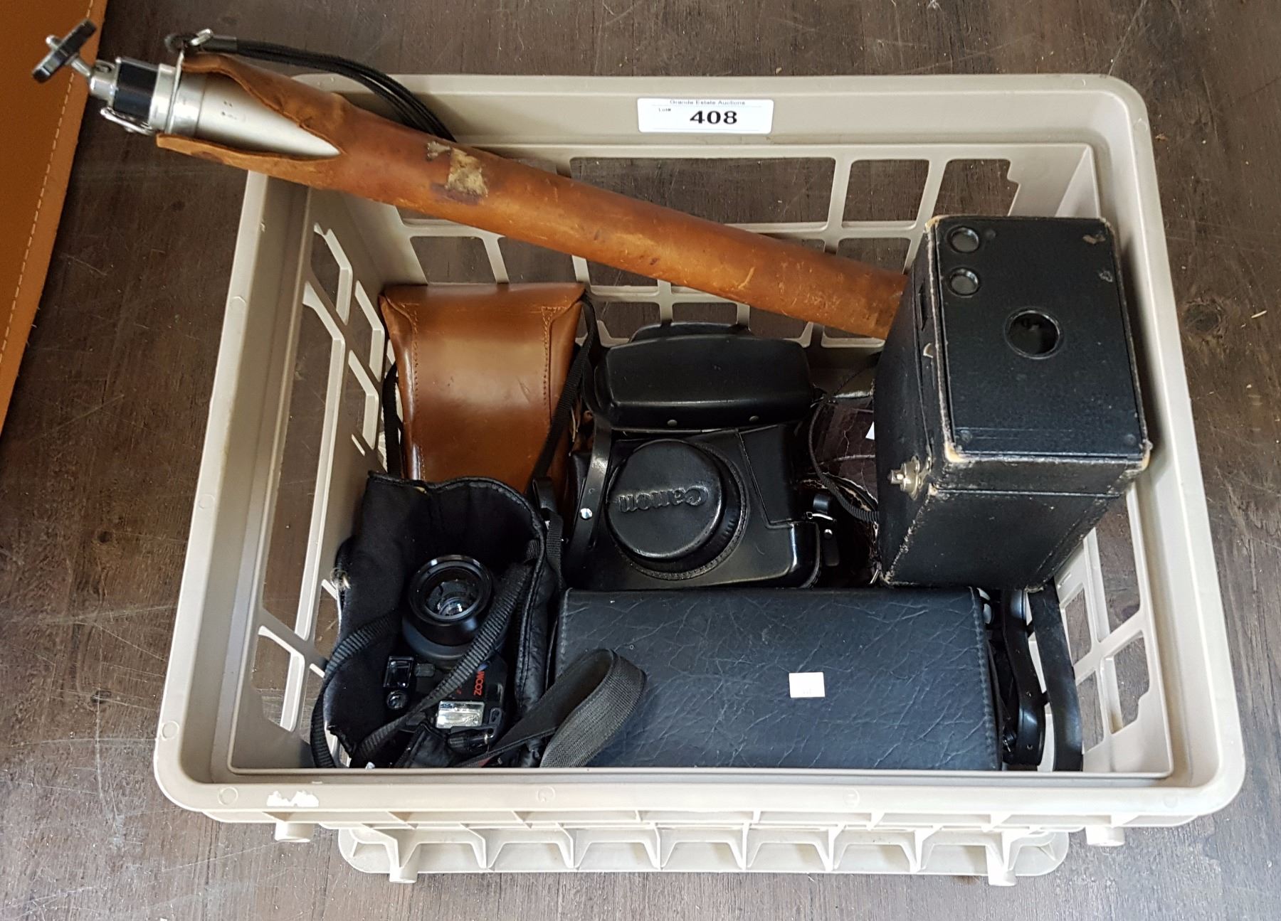 Camera Crate CRATE OF VINTAGE CAMERAS