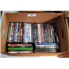 BOX LOT OF 50 DVD'S