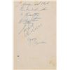 Image 1 : Beatles Signed Menu with Paul McCartney Signed Sheet