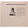 Image 2 : Yoko Ono Signed Original Typescript and Oversized Photograph from 'Summer of 1980' Book