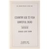 Image 2 : Grateful Dead and Country Joe and the Fish 1969 Fillmore East Program