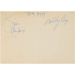 Jimi Hendrix Experience and Band of Gypsys Signatures