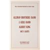 Image 3 : The Allman Brothers and Albert King 1971 Closing Fillmore East Program