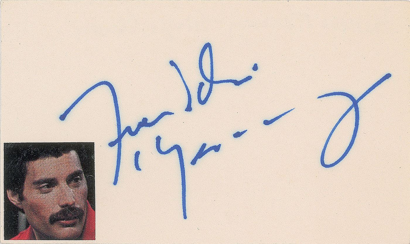 Queen Freddie Mercury Signature