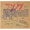 Image 2 : The Clash Signed 1980 Concert Ticket