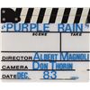 Image 1 : Prince 'Purple Rain' Film-Used Clapperboard