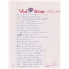 Image 1 : Tupac Shakur 'What I Believe' Original Handwritten and Signed Poem