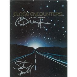 Close Encounters of the Third Kind Signed Program: Spielberg and Dreyfuss