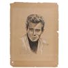 Image 1 : James Dean Signed Oversized Pastel Portrait