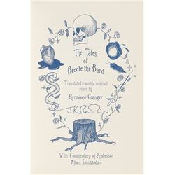 J. K. Rowling Signed 'The Tales of Beedle the Bard' Deluxe Edition Book
