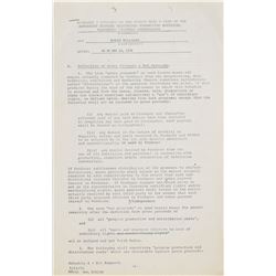 Robin Williams Signed Contract