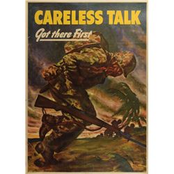 WWII 'Careless Talk' Poster