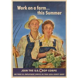 WWII 'Crop Corps' Poster