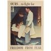 Image 1 : WWII 'Freedom from Fear' Norman Rockwell Poster