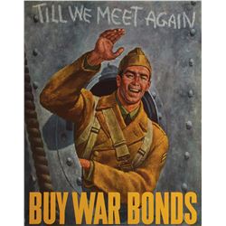 WWII 'Till We Meet Again' War Bonds Poster