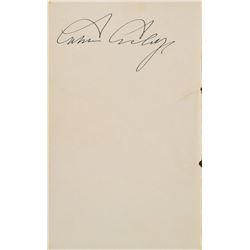 Calvin Coolidge