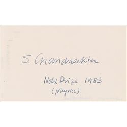 Subrahmanyan Chandrasekhar