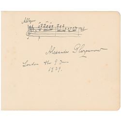 Alexander Glazunov