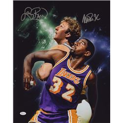 Larry Bird and Magic Johnson