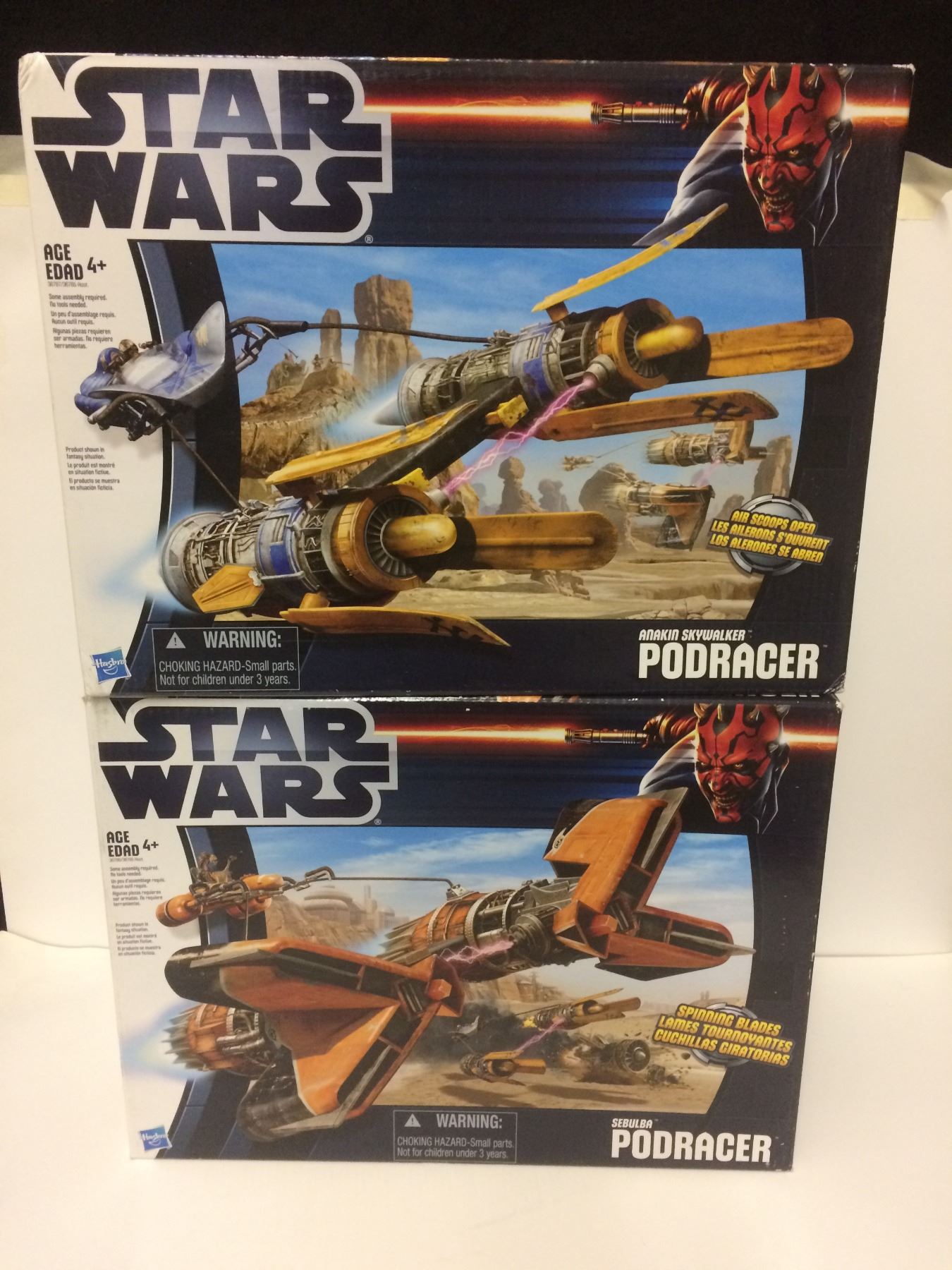 NEW IN BOX STAR WARS POD RACERS