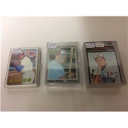 VINTAGE BASEBALL TRADING CARD LOT (JONES, STAUB, BATEMAN)