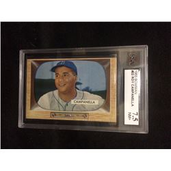 1955 Bowman ROY CAMPANELLA #22  Brooklyn DODGERS HOF (7.5 NM+)