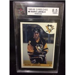 1985-86 MARIO LEMIEUX #9 O-PEE-CHEE (8.5 NMM+)