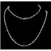 5.00 ctw Diamond Necklace - 14KT White Gold