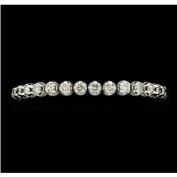 10.00 ctw Diamond Bracelet - 14KT White Gold