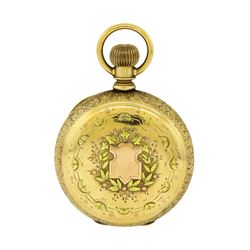 Vintage Elgin G.M. Wheeler Pocket Watch - 14KT Two Tone Gold