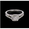 Image 2 : 1.23 ctw Diamond Ring - 14KT White Gold