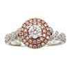 Image 1 : 0.75 ctw Diamond Ring - 14KT White and Rose Gold