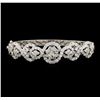 Image 1 : 6.53 ctw Diamond Bracelet - 18KT White Gold