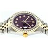 Image 2 : Rolex Two Tone 3.00 ctw Diamond DateJust Men's Watch