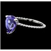 Image 1 : 2.02 ctw Tanzanite Ring - 14KT White Gold
