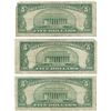 Image 2 : 1953 $5 Silver Certificate Currency Lot of 3