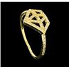 Image 4 : 0.20 ctw Diamond Ring - 14KT Yellow Gold