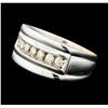 Image 1 : 0.60 ctw Diamond Ring - 14KT Yellow Gold With Rhodium Plating