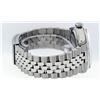 Image 3 : Rolex Mens 36mm Stainless Steel MOP Emerald String Diamond Datejust Wristwatch