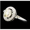 Image 1 : 1.82 ctw Diamond Ring - 18KT White Gold