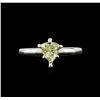 Image 2 : GIA Cert 0.74 ctw Diamond Solitaire Ring - 14KT White Gold