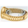 Image 5 : Rolex Ladies Quickset 18K Yellow Gold Blue Vignette And Diamond Datejust Wristwa