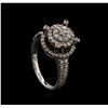 Image 4 : 1.03 ctw Diamond Ring - 14KT White Gold