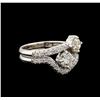 1.42 ctw Diamond Ring - 14KT White Gold