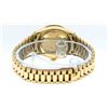 Image 8 : Rolex Ladies 18K Yellow Gold Sapphire And Blue Vignette Diamond President Wristw