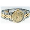 Image 4 : Rolex Mens 36mm Two Tone Yellow Gold Champagne Index DateJust Wristwatch